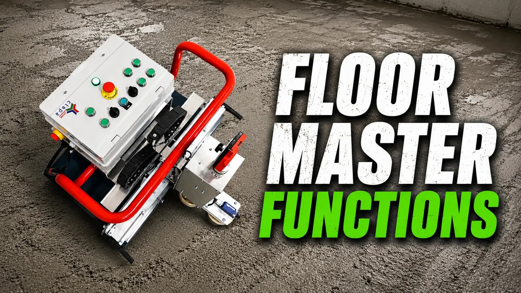 Floor Master Type 130 Functions — Operator Guide